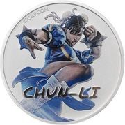 1 Dollar - Elizabeth II Chun-Li, Tuvalu, 2022 reverse image