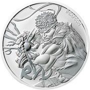 1 Dollar - Elizabeth II Ryu, Tuvalu, 2022 reverse image