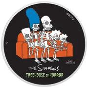 1 Dollar - Elizabeth II Treehouse of Horror, Tuvalu, 2022 reverse image