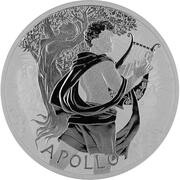 1 Dollar - Charles III Apollo, Tuvalu, 2023 reverse image