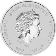 1 Dollar - Charles III Casino Royale: Casino Chip obverse image