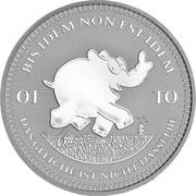 1 Dollar - Charles III Ottifant, Tuvalu, 2023 reverse image