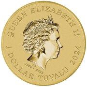 1 Dollar - Charles III Year of the Dragon obverse image