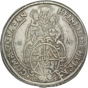 1 Thaler - Heinrich Nürnberg obverse image
