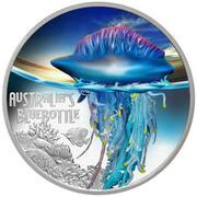 1 Dollar - Charles III Bluebottle, Tuvalu, 2024 reverse image