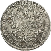 1 Thaler - Heinrich Nürnberg, Bohemia, 1630 reverse image