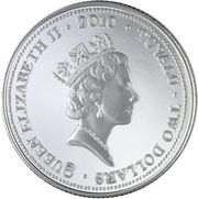 2 Dollars - Elizabeth II Year of the Tiger obverse image