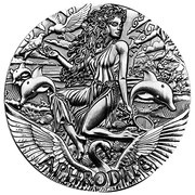 2 Dollars - Elizabeth II Aphrodite, Tuvalu, 2015 reverse image