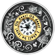 2 Dollars - Elizabeth II 150th Anniversary of Alice’s Adventures in Wonderland, Tuvalu, 2015 reverse image