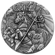 2 Dollars - Elizabeth II Odin, Tuvalu, 2016 reverse image