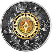 2 Dollars - Elizabeth II Compass, Tuvalu, 2017 reverse image