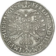 1 Thaler - Heinrich, Bohemia, 1641-1642 reverse image