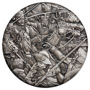 2 Dollars - Elizabeth II Hussars, Tuvalu, 2018 reverse image