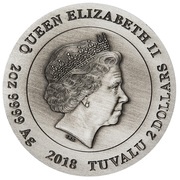 2 Dollars - Elizabeth II Vikings obverse image