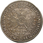 1 Thaler - Heinrich, Bohemia, 1645-1649 reverse image