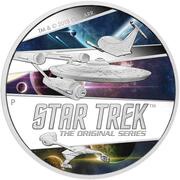 2 Dollars - Elizabeth II Star Trek: The Original Series, Tuvalu, 2018 reverse image