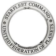 2 Dollars - Elizabeth II Starfleet Command Emblem: Holey Dollar, Tuvalu, 2019 reverse image
