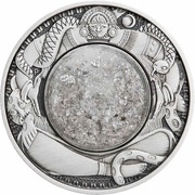2 Dollars - Elizabeth II Tears of the Moon, Tuvalu, 2021 reverse image