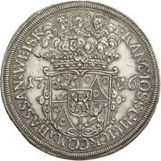 1 Thaler - Franz Joseph Prague obverse image