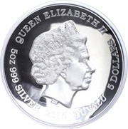 5 Dollars - Elizabeth II Chinese Ancient Mythical Creatures obverse image