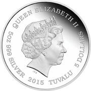 5 Dollars - Elizabeth II Dragon and his nine sons obverse image
