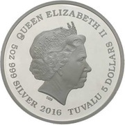 5 Dollars - Elizabeth II Koi Fish Jumps the Dragon Gate obverse image
