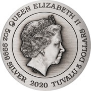 5 Dollars - Elizabeth II Guan Yu obverse image