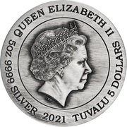 5 Dollars - Elizabeth II Fu Lu Shou obverse image