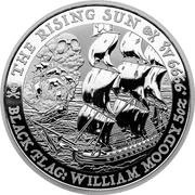 5 Dollars - Elizabeth II The Rising Sun, Tuvalu, 2022 reverse image