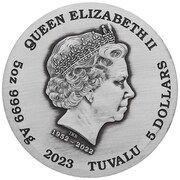 5 Dollars - Charles III Fu Lu Shou obverse image