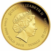 25 Dollars - Elizabeth II Bruce Lee obverse image