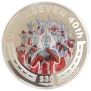 30 Dollars - Elizabeth II Ultraseven, Tuvalu, 2007 reverse image