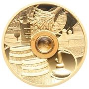 50 Dollars - Elizabeth II Whisky, Tuvalu, 2018 reverse image
