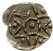 Denier, Bohemia, 1400-1450 reverse image