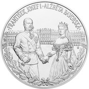 100 Dollars - Elizabeth II Franz Joseph I and Empress Elisabeth, Tuvalu, 2016 reverse image