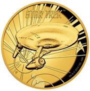 100 Dollars - Elizabeth II U.S.S. Enterprise NCC-1701, Tuvalu, 2016 reverse image