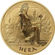 100 Dollars - Elizabeth II Hera, Tuvalu, 2022 reverse image