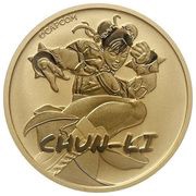 100 Dollars - Elizabeth II Chun-Li, Tuvalu, 2022 reverse image