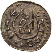 Denar - Conrad I and Otto, Bohemia, 1055-1056 reverse image