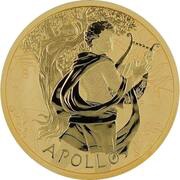 100 Dollars - Charles III Apollo, Tuvalu, 2023 reverse image