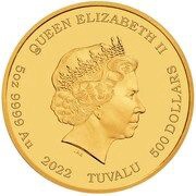500 Dollars - Elizabeth II James Bond obverse image