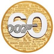 500 Dollars - Elizabeth II James Bond, Tuvalu, 2022 reverse image