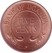 5 Cents Non-magnetic reverse image
