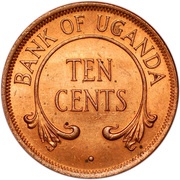 10 Cents Magnetic reverse image