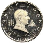 2 Shillings Pope Paul VI reverse image