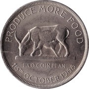 5 Shillings FAO reverse image