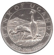 5 Shillings Crowned crane reverse image