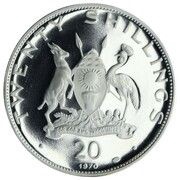 20 Shillings Pope Paul VI obverse image