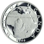 20 Shillings Pope Paul VI reverse image