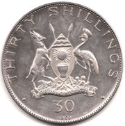 30 Shillings Pope Paul VI obverse image
